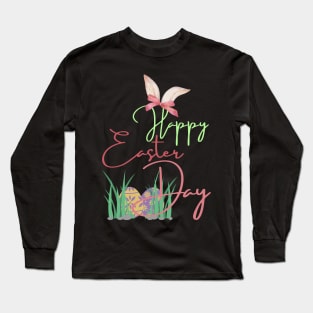 HAPPY EASTER FUNNY BUNNY Long Sleeve T-Shirt